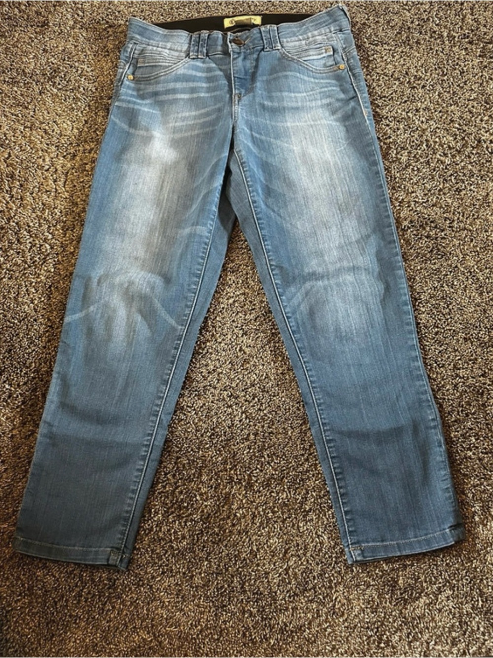 Democracy womens Relaxed Light Blue Washed Jeans